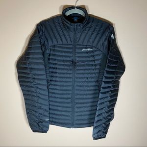 Eddie Bauer Microtherm Storm Down Black Jacket 800